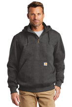 Load image into Gallery viewer, Carhartt ® Rain Defender ® Paxton Heavyweight Hooded Zip Mock Sweatshirt