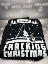 Load image into Gallery viewer, Merry Fracking Christmas Hoodie (Black)